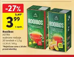 Intermarche Herbata ekspresowa Astra Rooibos klasyczna oferta