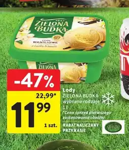 Intermarche Lody waniliowe Zielona Budka oferta
