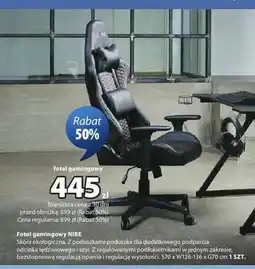 JYSK Fotel gamingowy Nibe oferta