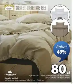 JYSK Komplet pościeli KRONBORG Elma oferta