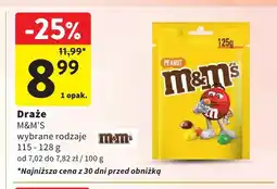 Intermarche Draże czekoladowe z orzeszkami ziemnymi M & M's oferta