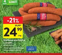 Intermarche Kiełbasa morlińska z szynki Morliny oferta