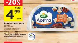 Intermarche Przekąska z sera Arla Apetina z suszonymi pomidorami oferta