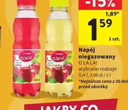 Intermarche Napój niegazowany jabłko-wiśnia O la la! oferta