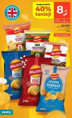 Dealz Chipsy Walkers Wavy Spanish Queso oferta