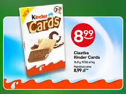 Żabka Ciastka Kinder oferta