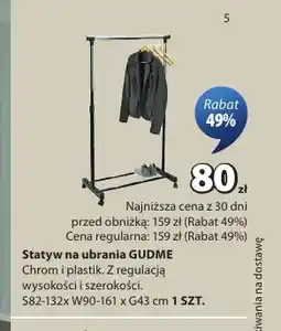JYSK Statyw na ubrania Gudme oferta