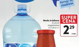 Intermarche Woda źródlana niegazowana O la la! oferta