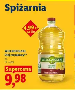 Lidl Olej rzepakowy Wielkopolski oferta