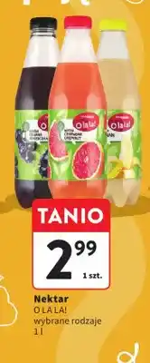 Intermarche Nektar czarna porzeczka O la la! oferta