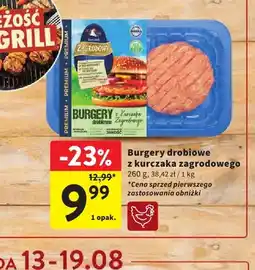 Intermarche Burgery drobiowe z kurczaka zagrodowego oferta