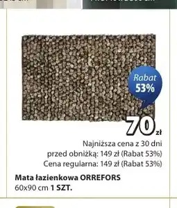 JYSK Mata łazienkowa Orrefors oferta