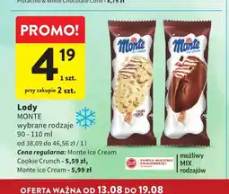 Intermarche Lody Monte Ice Cream oferta