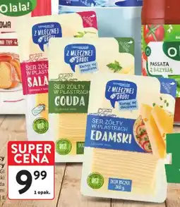 Intermarche Ser żółty plastry Z Mlecznej Drogi edamski oferta