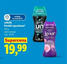 Lidl Perełki zapachowe Lenor Unstoppables Fresh oferta