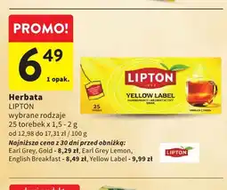 Intermarche Herbata ekspresowa Lipton Yellow Label oferta