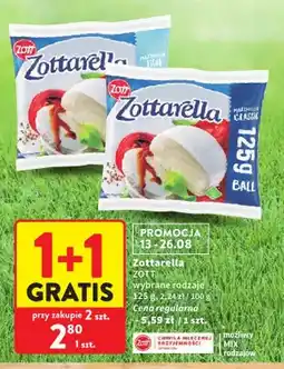 Intermarche Ser mozzarella Zottarella Classic Zott oferta