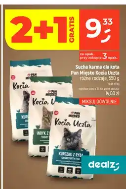 Dealz Sucha karma dla kota Pan Mięsko Kocia Uczta kurczak oferta