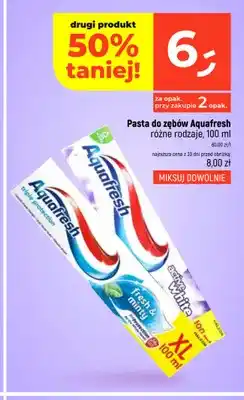 Dealz Pasta do zębów Aquafresh Triple Protection Fresh & Minty oferta