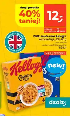Dealz Płatki śniadaniowe Kellogg's Crunchy Nut oferta