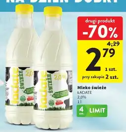 Intermarche Mleko świeże Łaciate 2,0% oferta