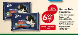 Żabka Karma dla kota Felix Fantastic wołowina & kurczak oferta