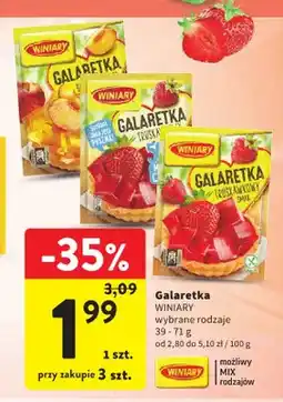 Intermarche Galaretka o smaku truskawkowym Winiary oferta