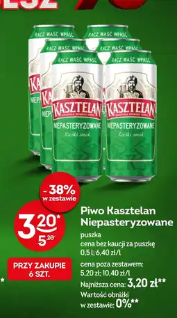 Żabka Piwo Kasztelan oferta