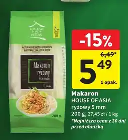 Intermarche Makaron ryżowy 5 mm House of Asia oferta