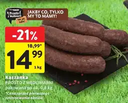 Intermarche Kaszanka Prosto z Wędliniarni oferta