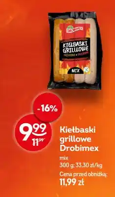 Żabka Kiełbaski grillowe Drobimex mix oferta