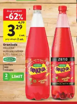Intermarche Oranżada Hellena oryginalny smak oferta