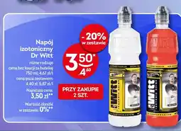 Żabka Napój izotoniczny Dr Witt Lychee Pear oferta
