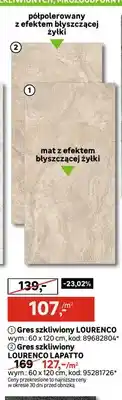 Leroy Merlin Gres szkliwny Lourenco oferta