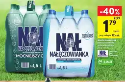 Intermarche Woda mineralna gazowana Nałęczowianka Mocniejszy Gaz oferta