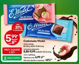 Żabka Czekolada mleczna E.Wedel Biała Brzoskwinia oferta