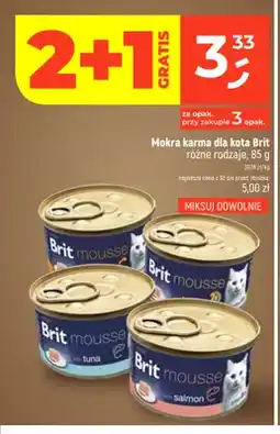Dealz Mokra karma dla kota Brit Mousse z tuńczykiem oferta