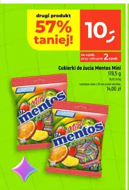 Dealz Cukierki do żucia Mentos Mini Fruit Mix oferta