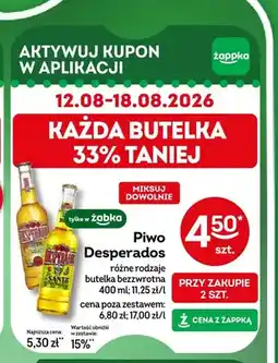 Żabka Piwo Desperados oferta