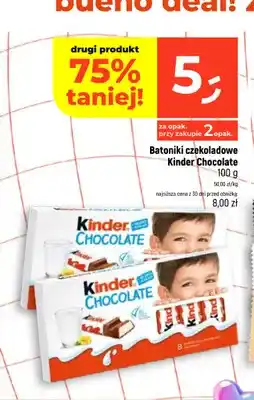Dealz Batoniki czekoladowe Kinder Chocolate oferta