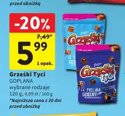 Intermarche Wafelki Grześki Tyci oferta