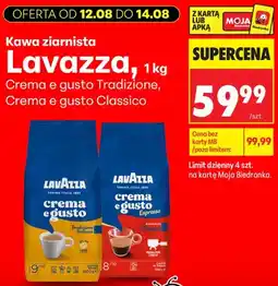 Biedronka Kawa ziarnista Lavazza Crema e gusto Tradizione oferta