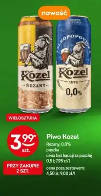 Żabka Piwo Kozel Řezaný oferta
