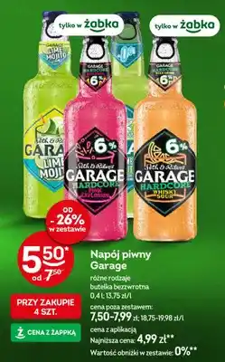 Żabka Napój piwny Garage Lime Mojito oferta