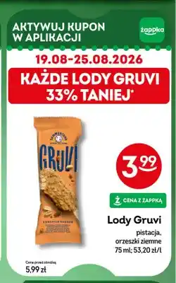 Żabka Lody Sammontana Gruvi Pistacja oferta