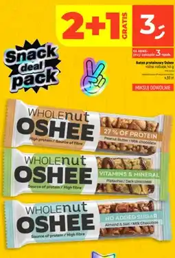 Dealz Baton proteinowy Oshee Wholenut Peanut Butter Milk Chocolate oferta