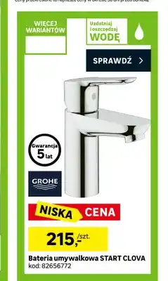 Leroy Merlin Bateria umywalkowa Grohe Start Clova oferta