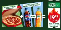 Żabka Zestaw pizza na wynos + napój Pepsi oferta