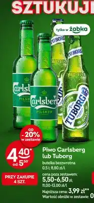 Żabka Piwo Tuborg Green oferta