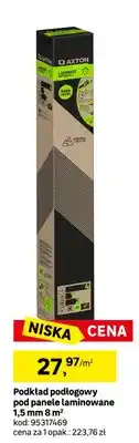 Leroy Merlin Podkład podłogowy pod panele laminowane Axton 1,5 mm oferta